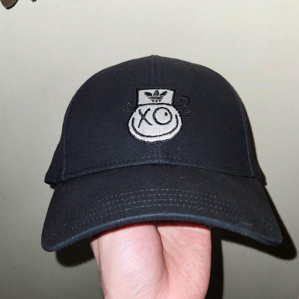 Adidas Andre Saraiva Embroidered Adjustable Hat Black And White